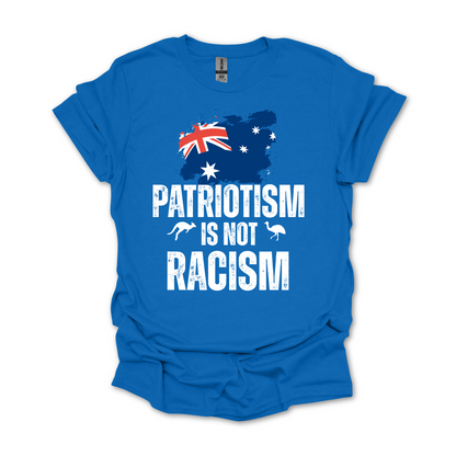 Big Fella Fits, Patriotism Is Not Racism Australian Flag Shirt