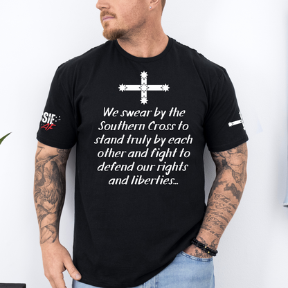 Eureka Flag Oath Unisex T-Shirt with Sleeve Printing