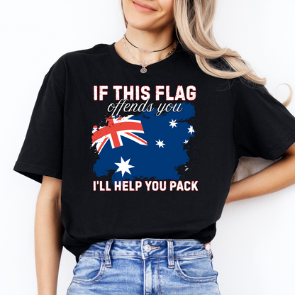 If This Flag Offends Your Australian Flag Patriot Shirt