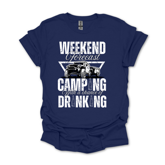 Weekend Forecast Aussie Camper Unisex Shirt
