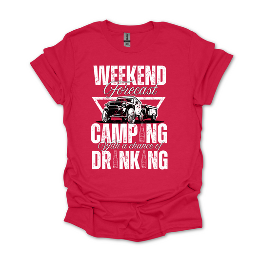 Weekend Forecast Aussie Camper Unisex Shirt