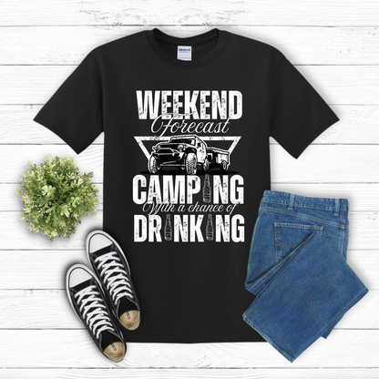 Weekend Forecast Aussie Camper Unisex Shirt