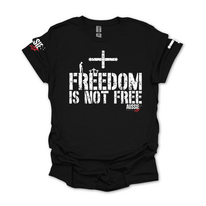 Freedom Is Not Free Eureka Flag Unisex T-Shirt with Sleeve Printing