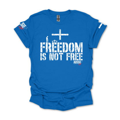 Freedom Is Not Free Eureka Flag Unisex T-Shirt with Sleeve Printing