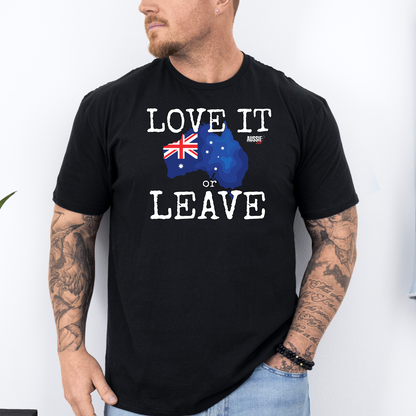 Love it or Leave Australian Flag Unisex Shirt