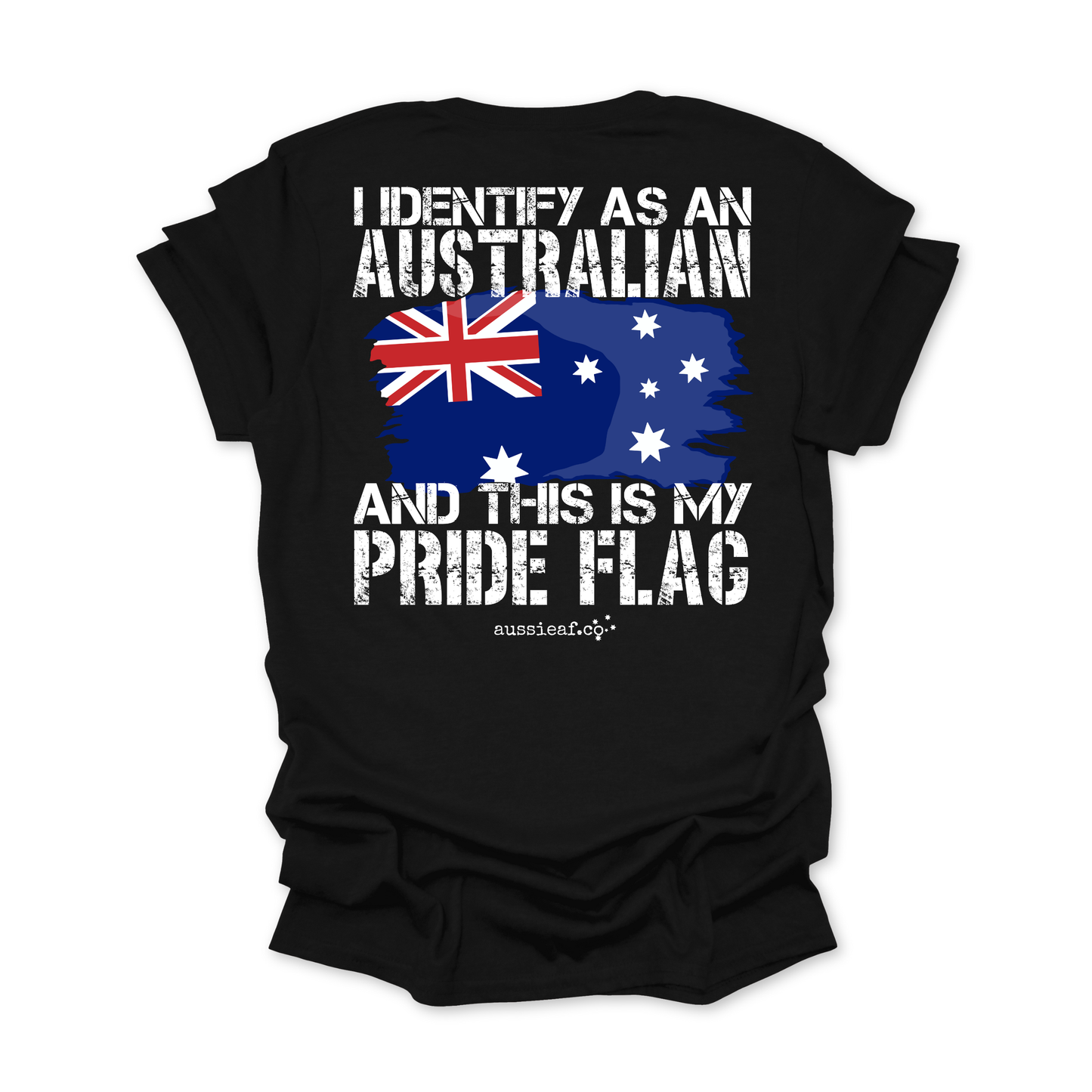 This is My Pride Flag Australian Flag Unisex BACK Print Shirt