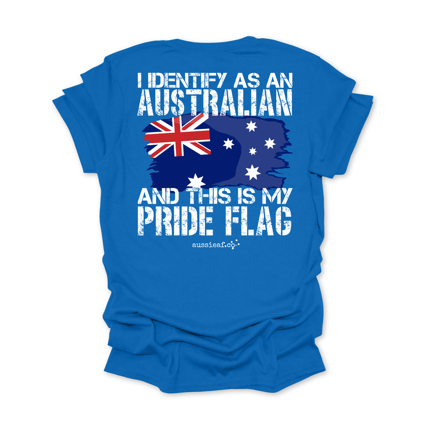 This is My Pride Flag Australian Flag Unisex BACK Print Shirt