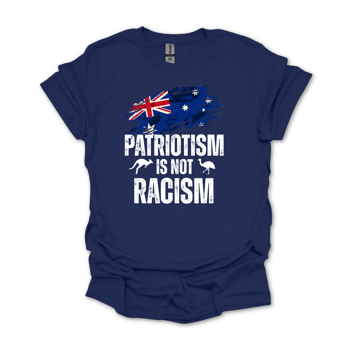 Patriotism is Not Racism New Unisex FRONT Print Shirt