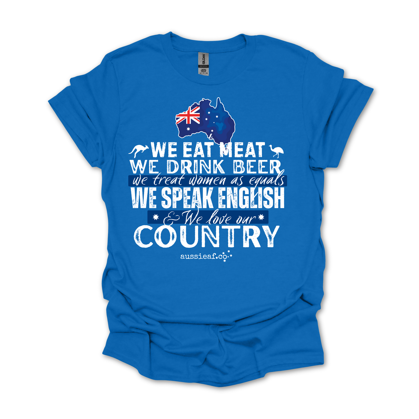 We Eat Meat Unisex FRONT Print Shirt