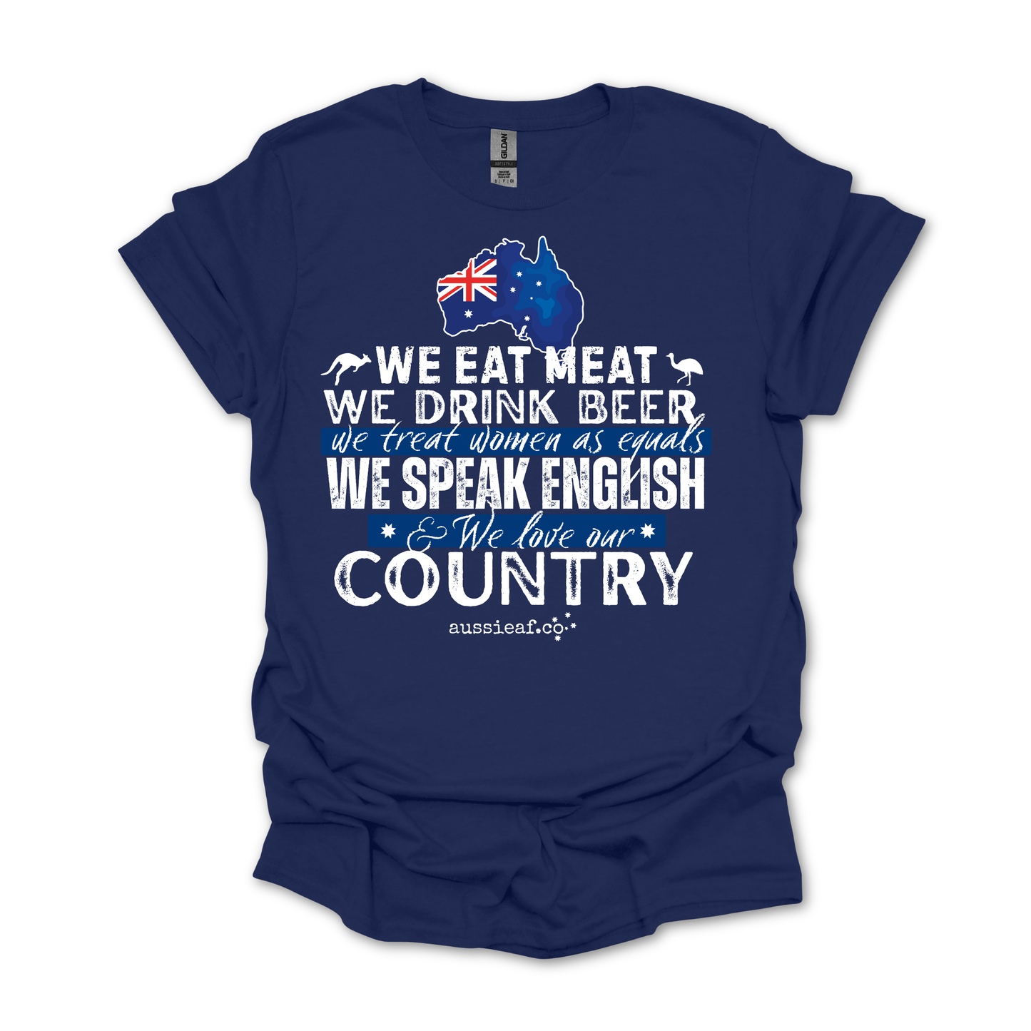 We Eat Meat Unisex FRONT Print Shirt