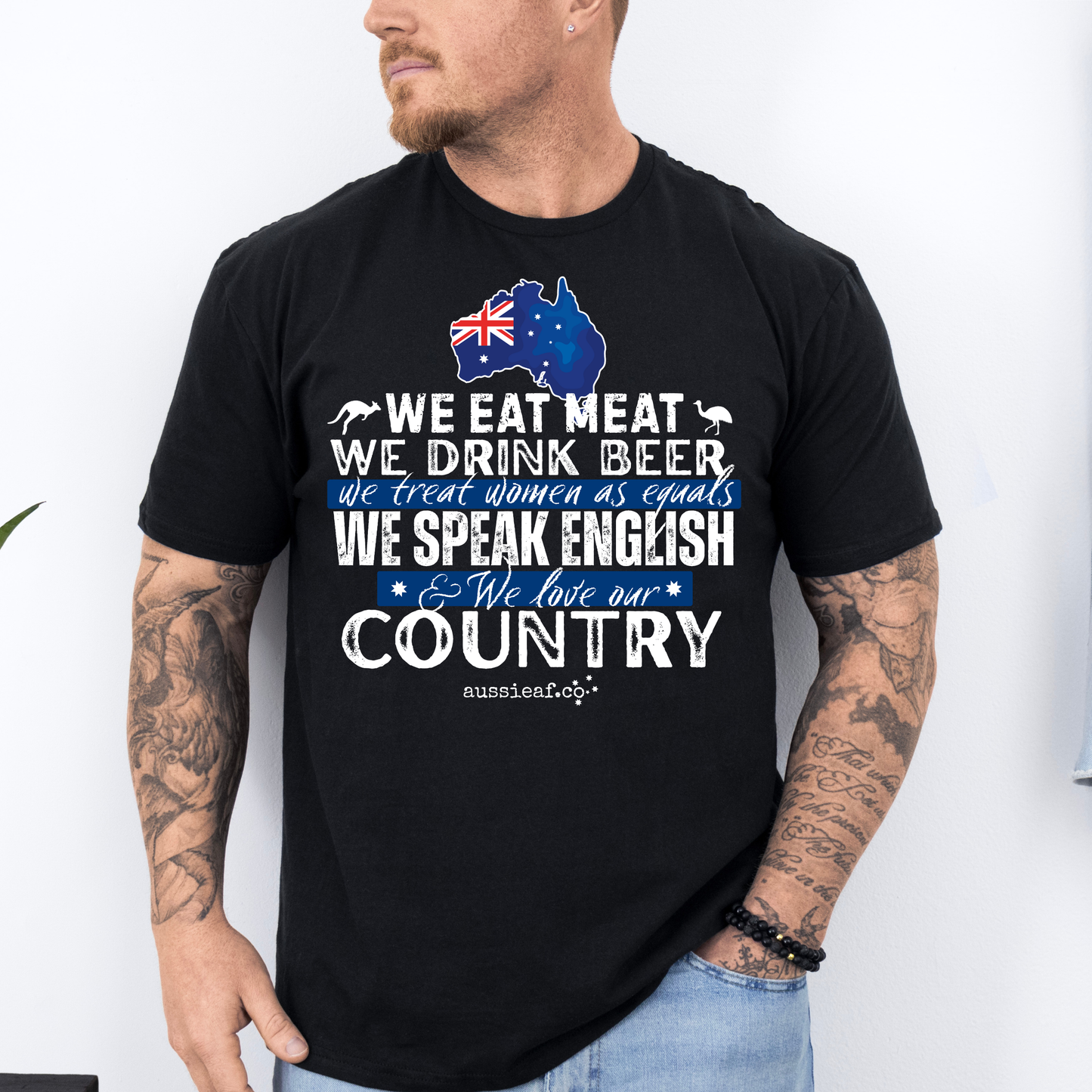 We Eat Meat Unisex FRONT Print Shirt