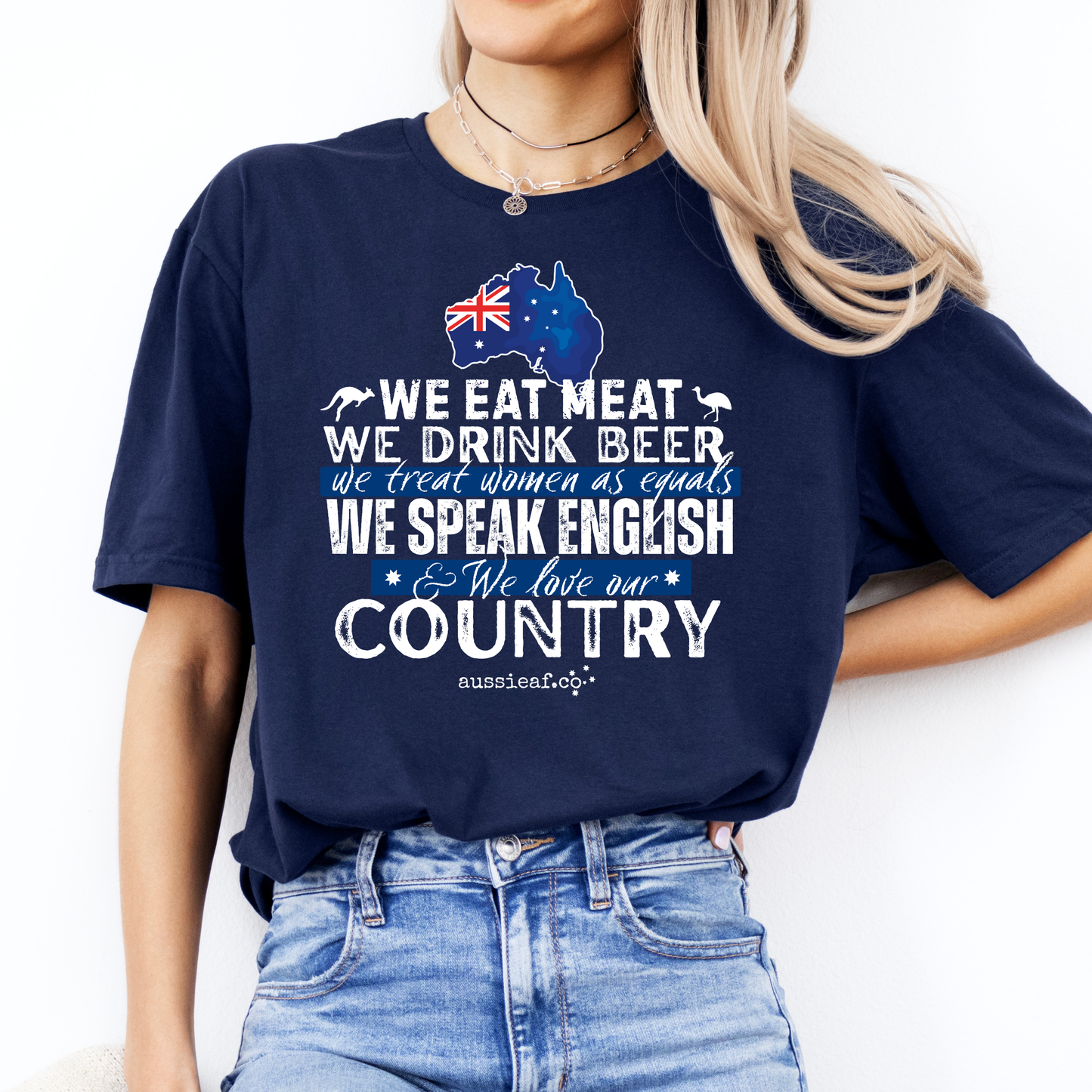 We Eat Meat Unisex FRONT Print Shirt