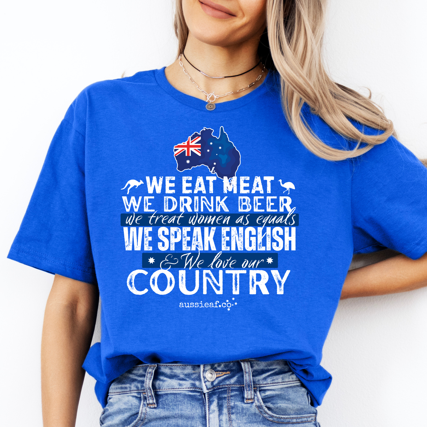 We Eat Meat Unisex FRONT Print Shirt