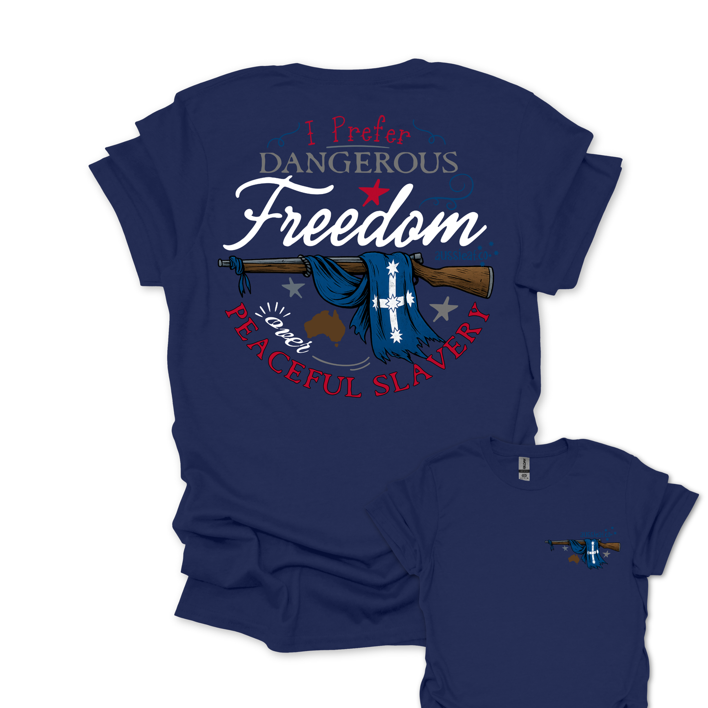 Dangerous Freedom Shirt - Eureka Flag Aussie Tee