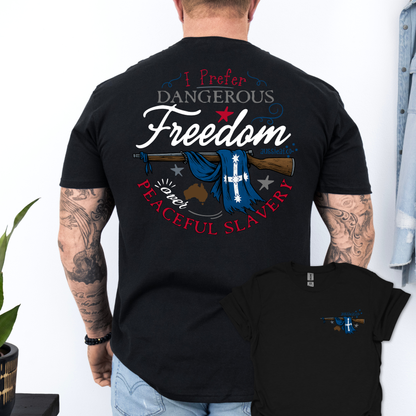 Dangerous Freedom Shirt - Eureka Flag Aussie Tee