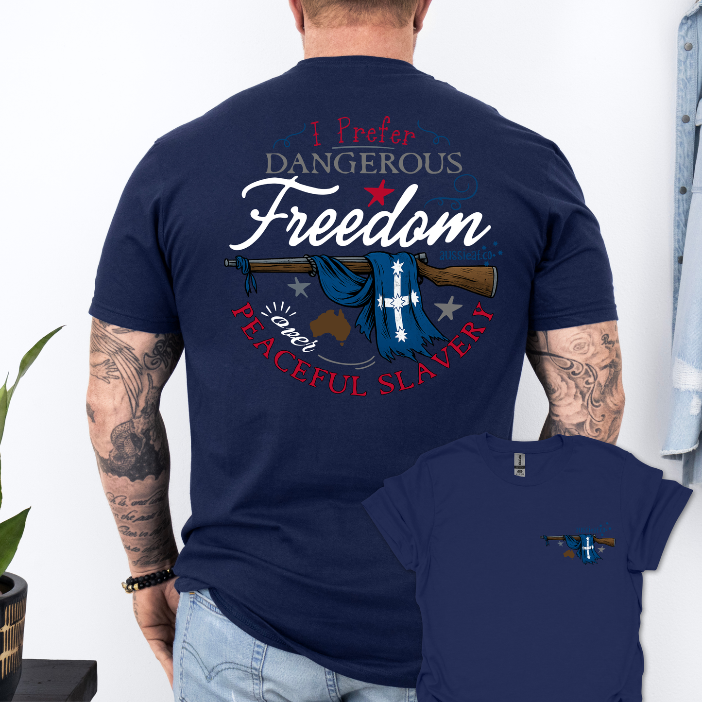 Dangerous Freedom Shirt - Eureka Flag Aussie Tee