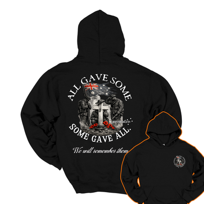 All Gave Some, Some Gave All Remembrance... Australian Memorial Front & Back Print Unisex Heavy Blend Hoodie