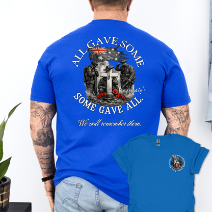 Some Gave All, All Gave some... Remembrance shirt Unisex Back & Front Print Shirt