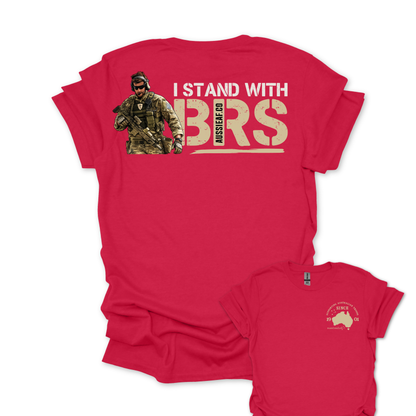 I Stand with BRS Shirt Unisex Back & Front Print Shirt