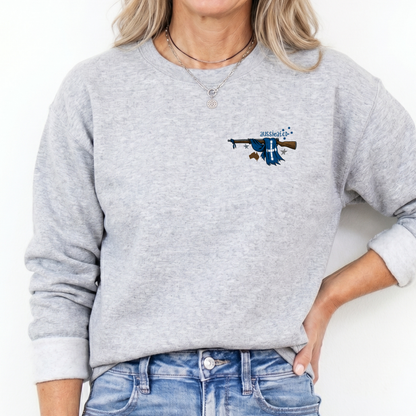 I Prefer Dangerous Freedom Over Peaceful Slavery Patriotic Eureka Flag Rifle Design