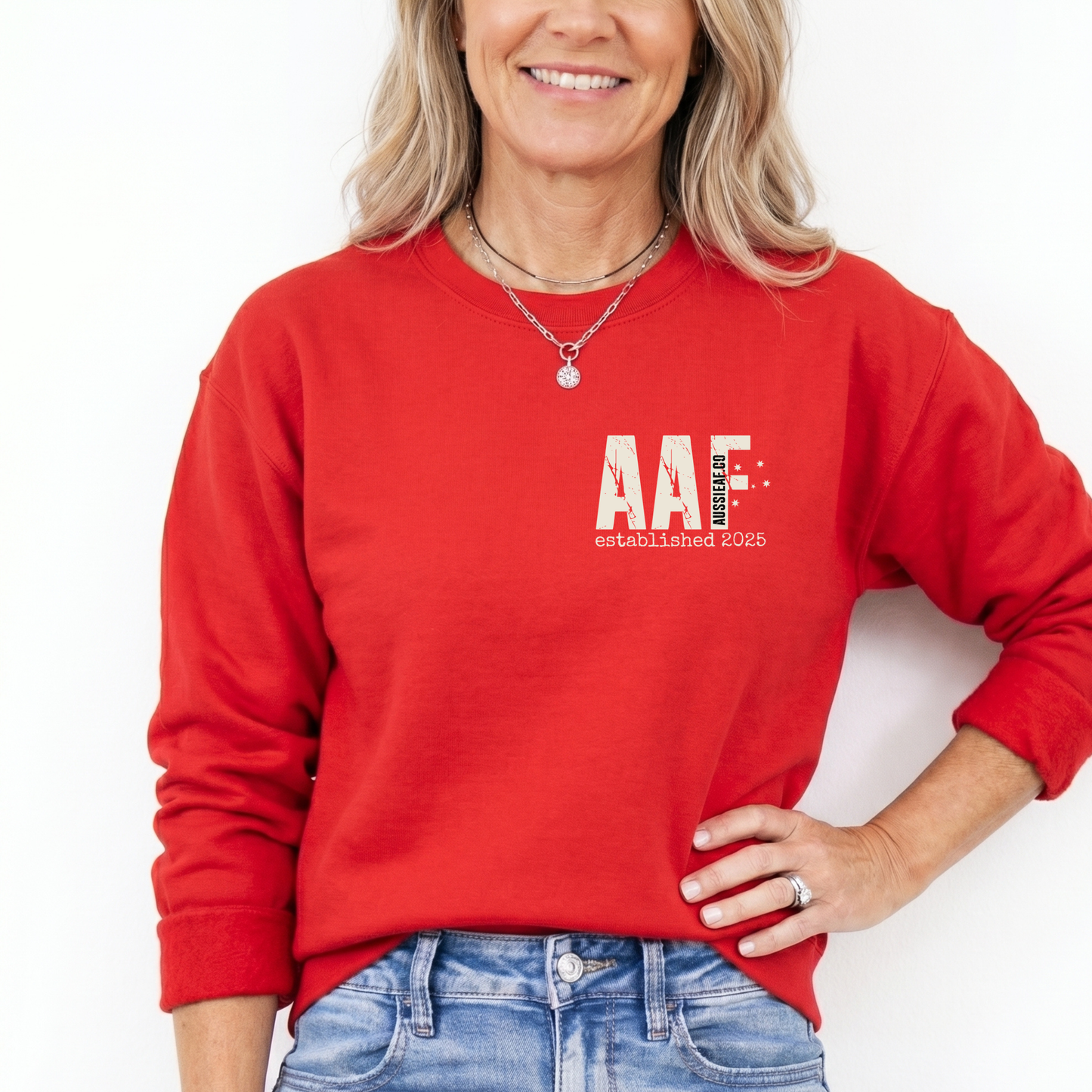 I'd Rather Die on My Feet Than Live On My Knees Jumper Australian Lion Design