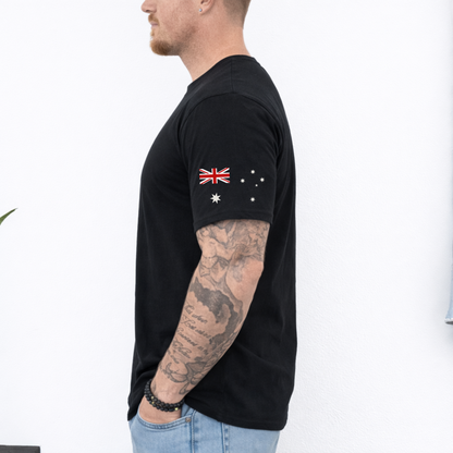 Our Warriors Australian Flag Unisex T-Shirt with Sleeve Printing