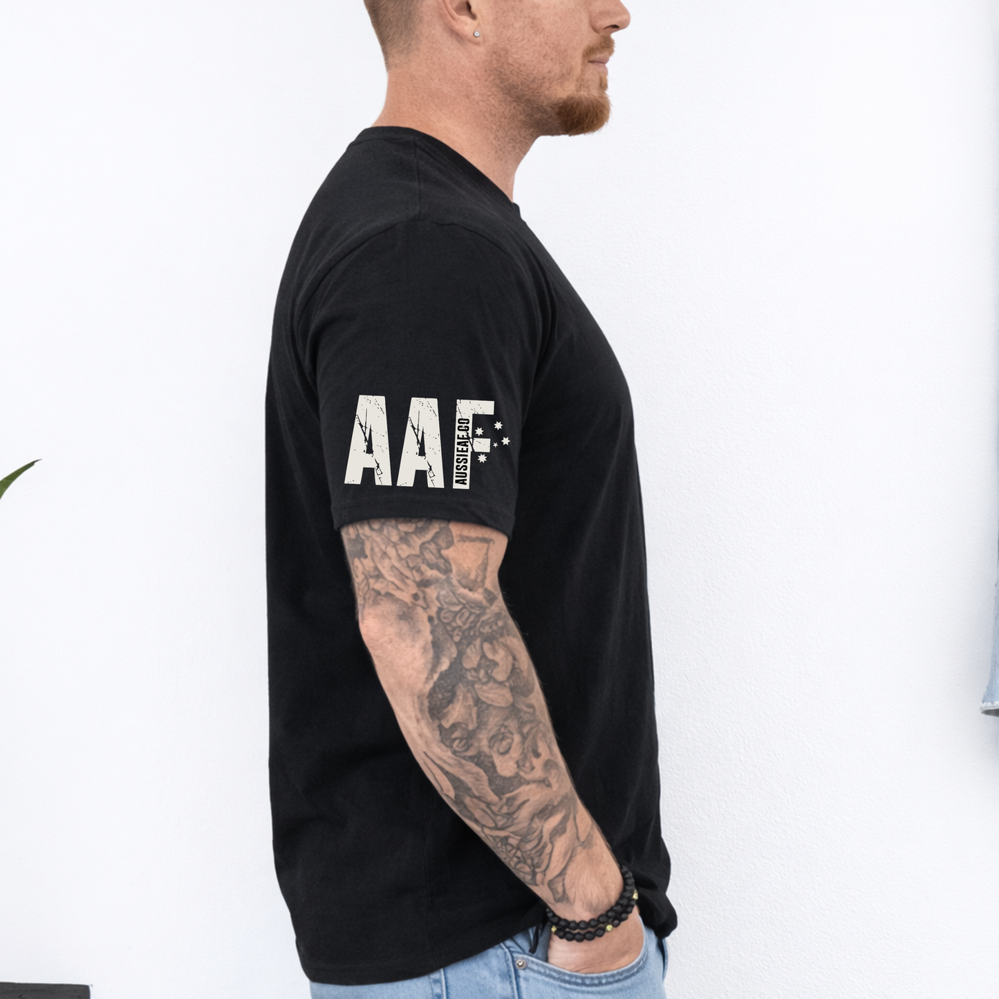 Our Warriors Australian Flag Unisex T-Shirt with Sleeve Printing