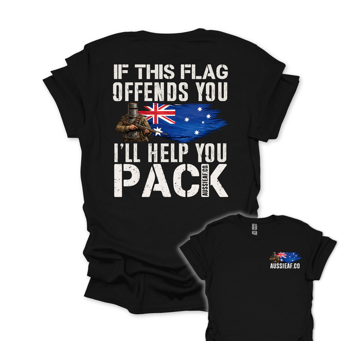 If This Flag Offends Ned Edition Unisex Back & Front Print Shirt