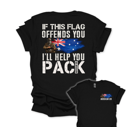 If This Flag Offends Ned Edition Unisex Back & Front Print Shirt