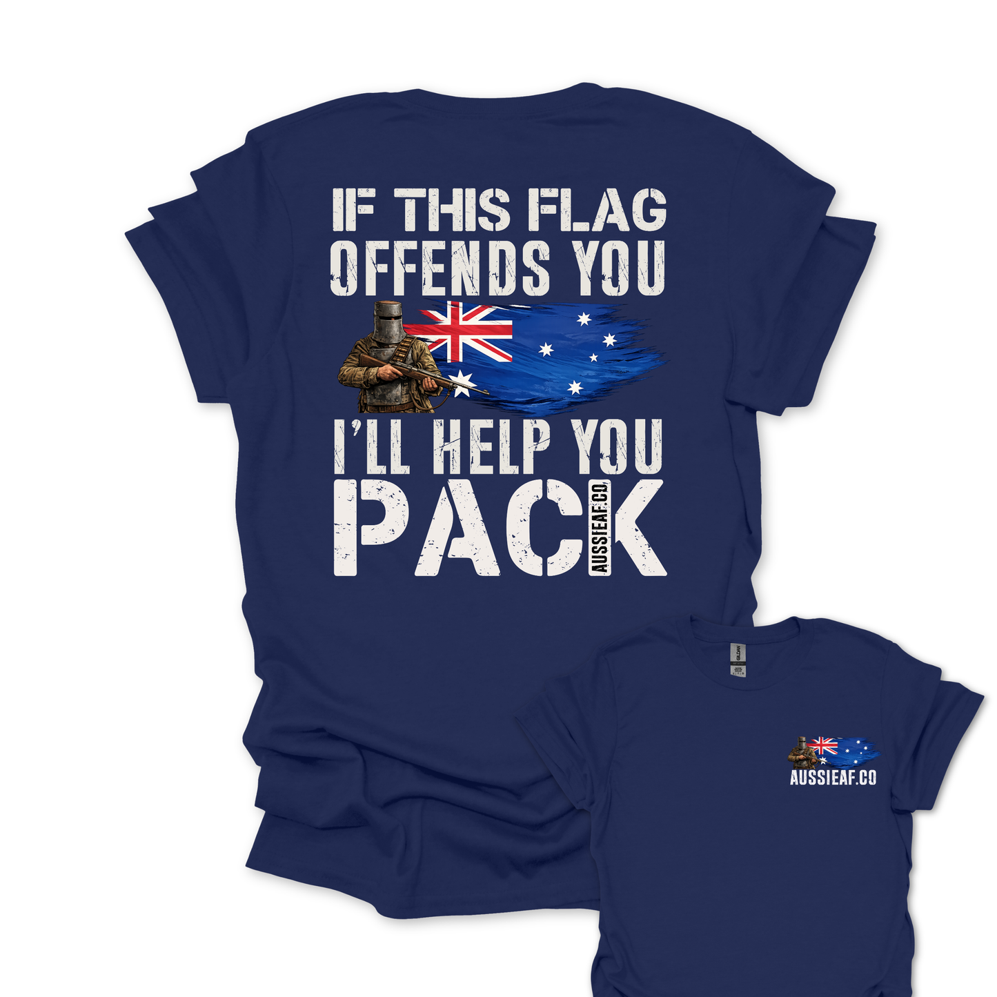 If This Flag Offends Ned Edition Unisex Back & Front Print Shirt