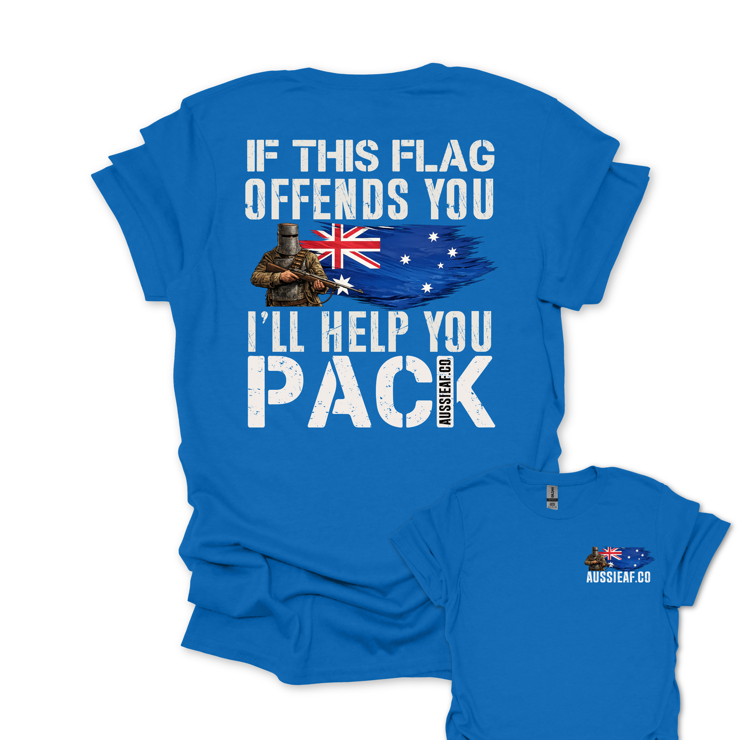If This Flag Offends Ned Edition Unisex Back & Front Print Shirt