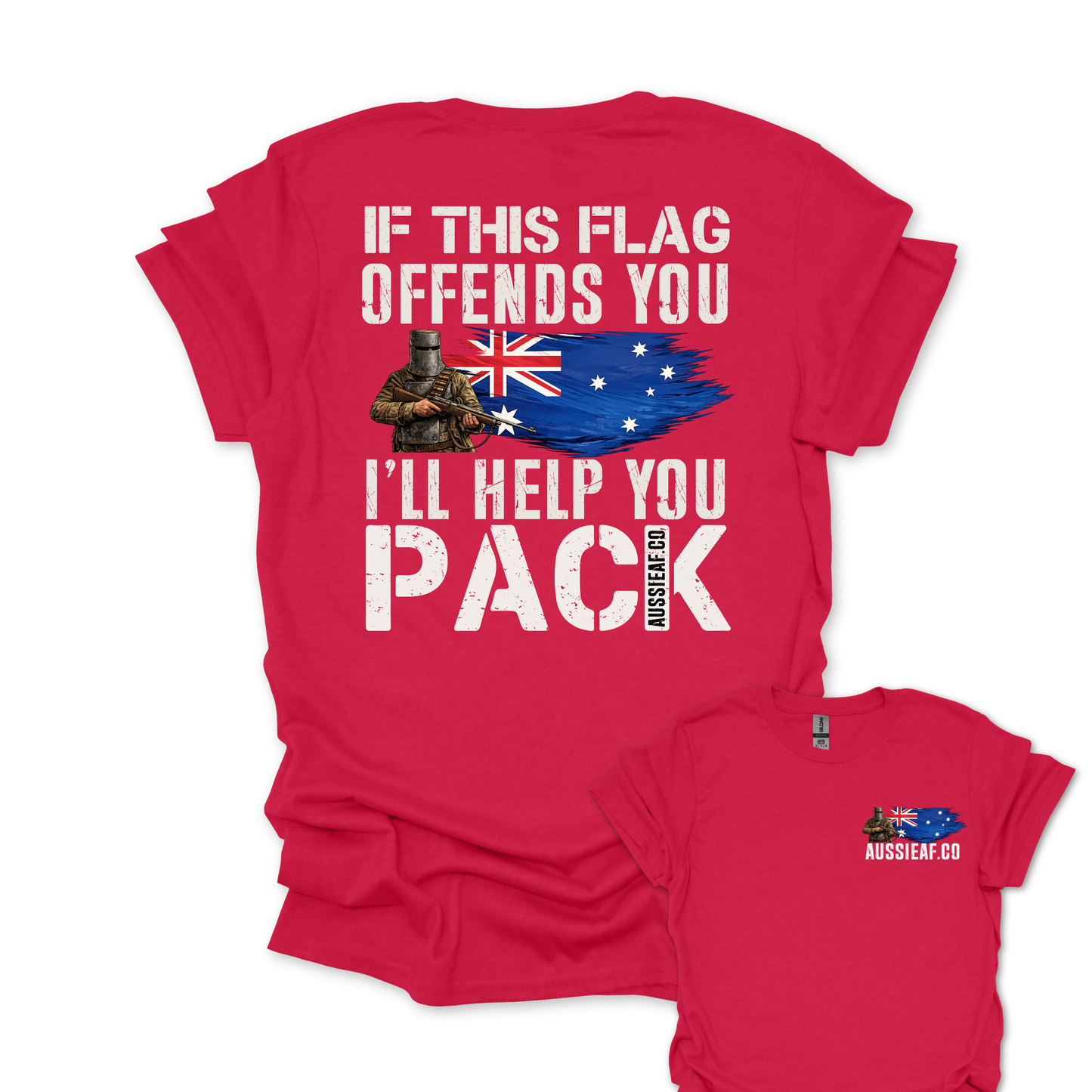 If This Flag Offends Ned Edition Unisex Back & Front Print Shirt