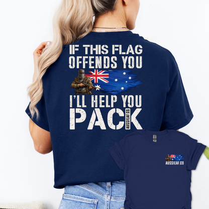 If This Flag Offends Ned Edition Unisex Back & Front Print Shirt