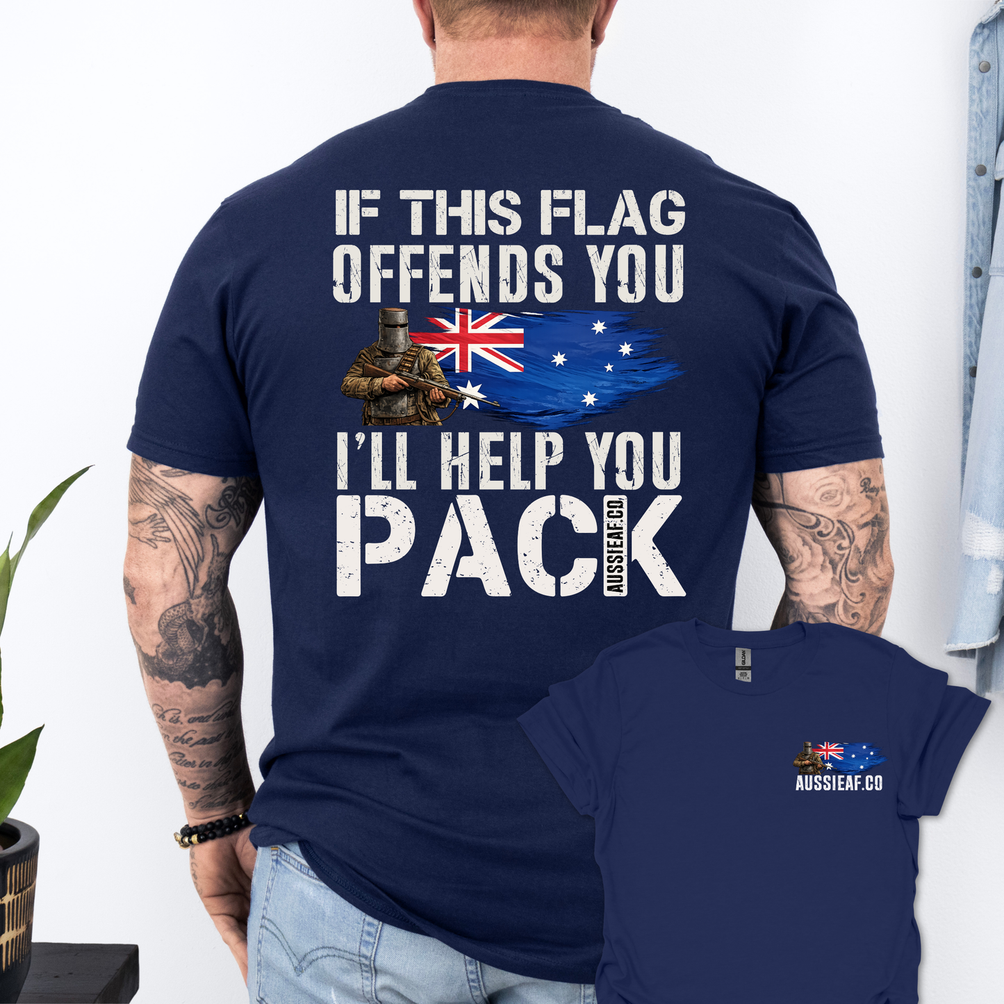 If This Flag Offends Ned Edition Unisex Back & Front Print Shirt