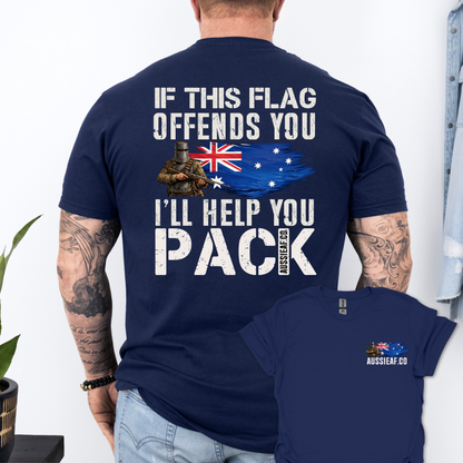 If This Flag Offends Ned Edition Unisex Back & Front Print Shirt