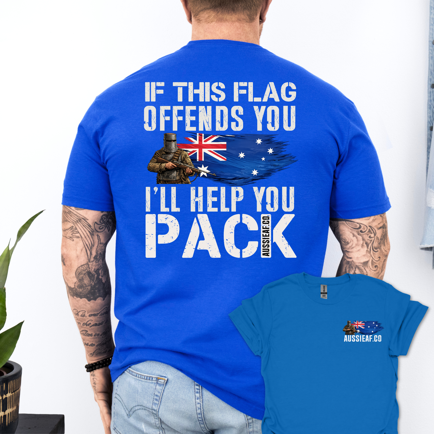 If This Flag Offends Ned Edition Unisex Back & Front Print Shirt