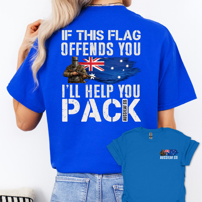 If This Flag Offends Ned Edition Unisex Back & Front Print Shirt