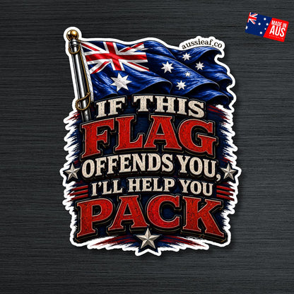 If This Flag Offends You - UV Vinyl Sticker [Limited Edition]