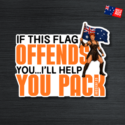 If This Flag Offends UV Vinyl Sticker [Limited Edition]