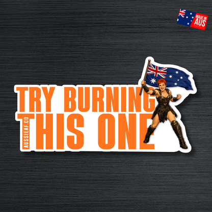 Try Burning This One UV Vinyl Sticker [Limited Edition]
