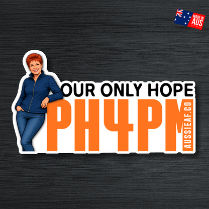 PH4PM Pauline Hanson/One Nation UV Vinyl Sticker [Limited Edition]