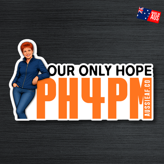 PH4PM Pauline Hanson/One Nation UV Vinyl Sticker [Limited Edition]