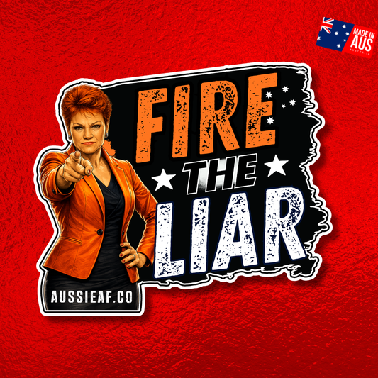Fire the Liar | Orange Party... UV Vinyl Sticker [Limited Edition]