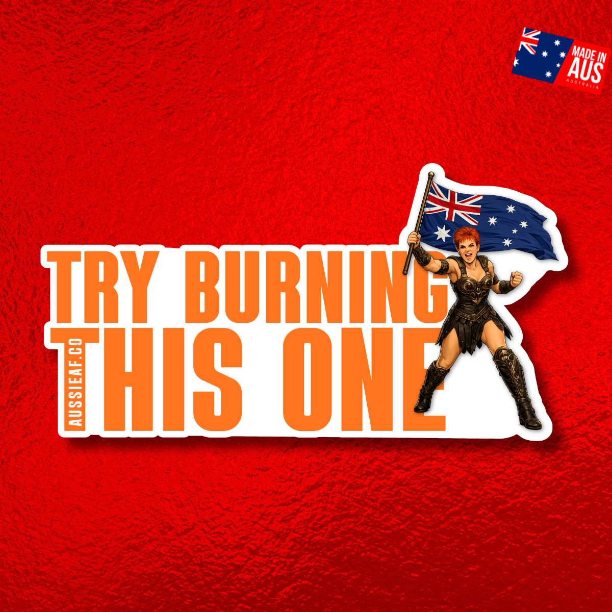 Try Burning This One UV Vinyl Sticker [Limited Edition]