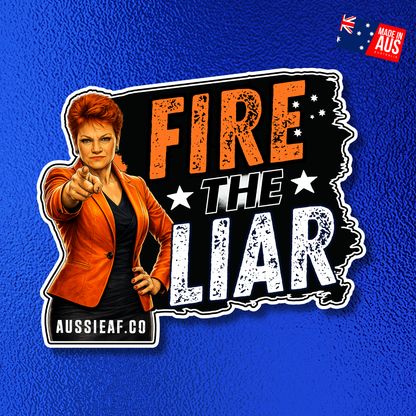 Fire the Liar | Orange Party... UV Vinyl Sticker [Limited Edition]