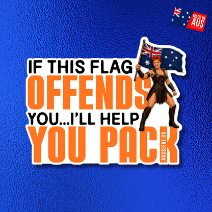 If This Flag Offends UV Vinyl Sticker [Limited Edition]