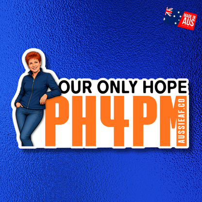 PH4PM Pauline Hanson/One Nation UV Vinyl Sticker [Limited Edition]