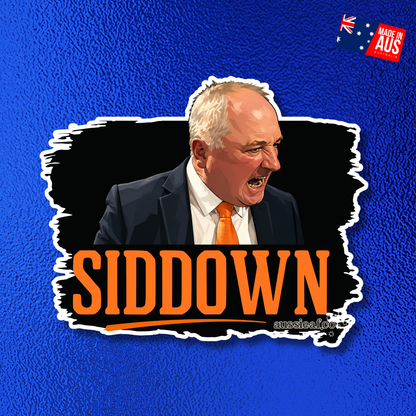 Siddown - Barnaby UV Vinyl Sticker [Limited Edition]
