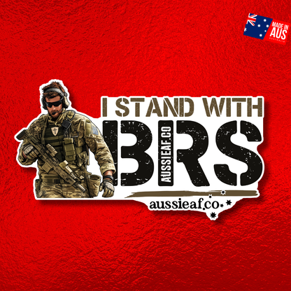 I Stand With BRS - UV Vinyl Bumper Sticker [Limited Edition]