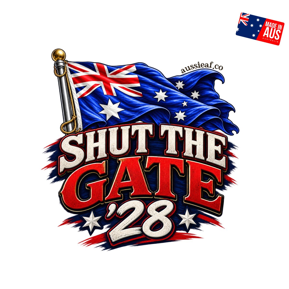 Shut the Gate '28 - UV Vinyl Sticker [Limited Edition]